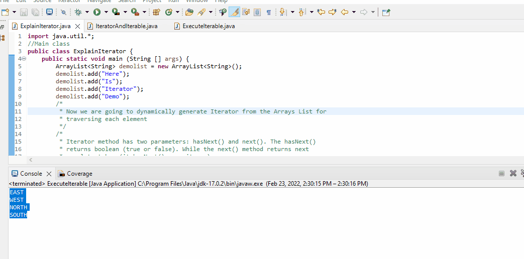 Java 中的 Iterator 和 Iterable 接口